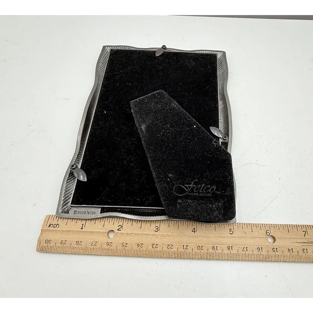 Fetco Pewter Brushed Gunmetal Photo Frame for 4 x 6